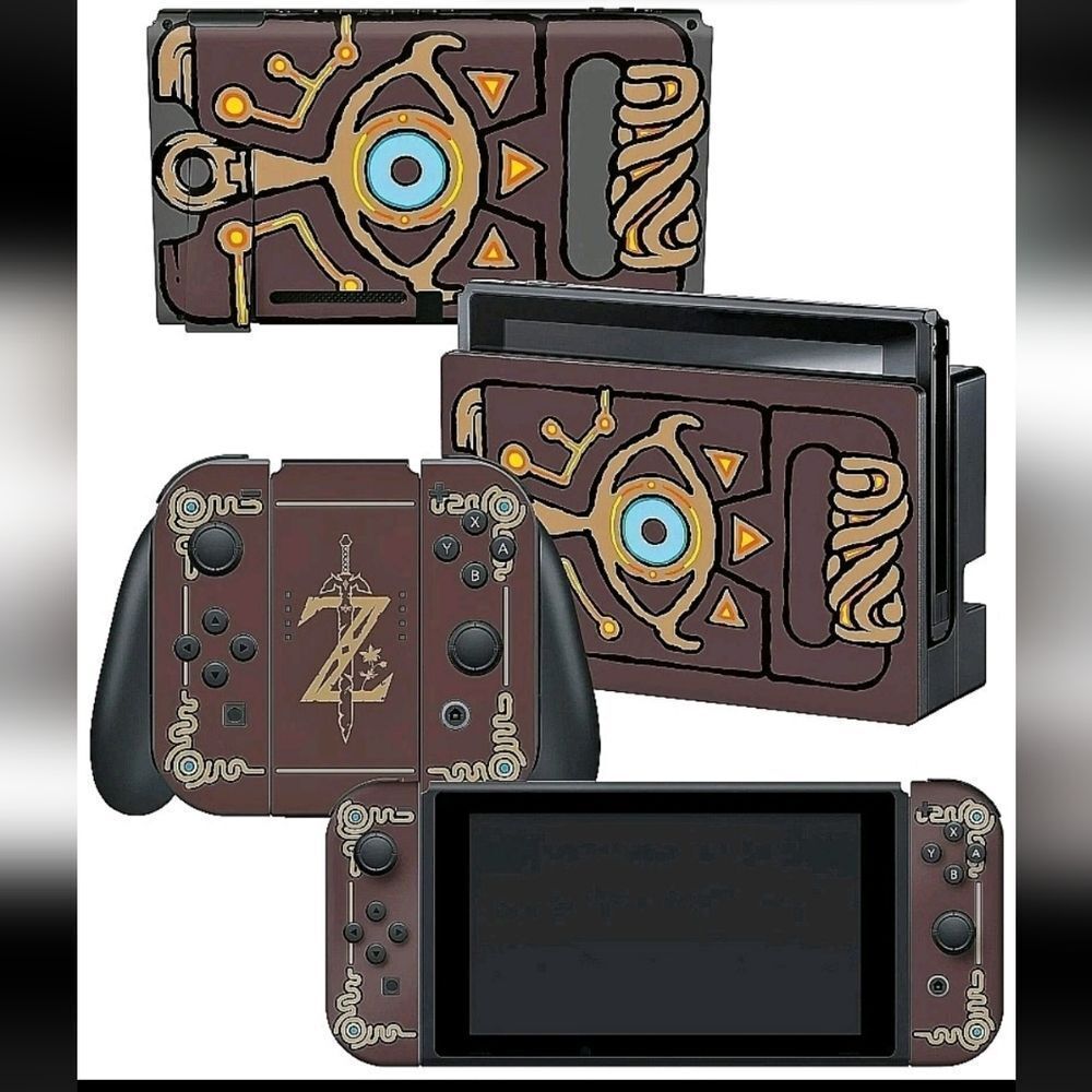 RARE Zelda BOTW SHEIKAH SLATE Nintendo Switch Console Skins